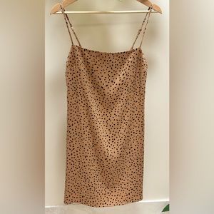 Garage | Patterned Satin Slip Dress